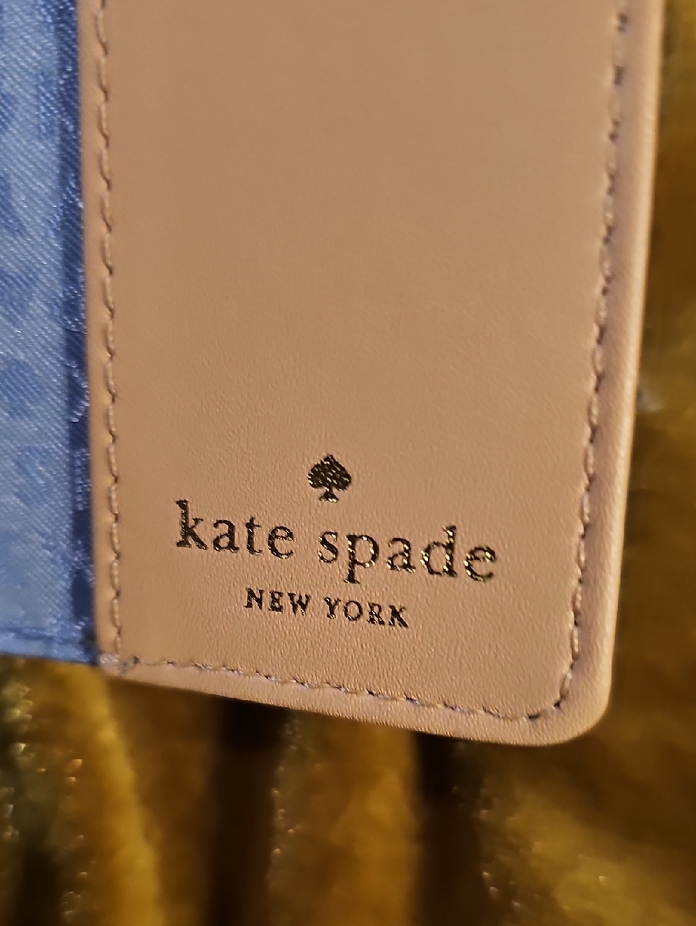 Kate Spade Grand Street Passport Holder In Lt Blue - Picture 6 of 7